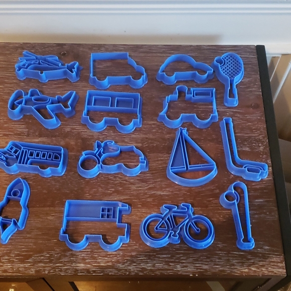 πHPπ- Vintage! 15 "Transportation and Sports" Cookie Cutters - Picture 6 of 8